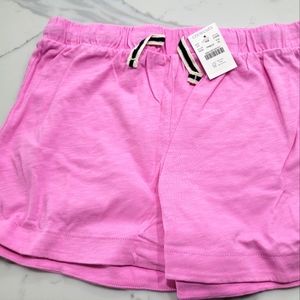 Pink girls shorts jcrew new